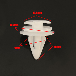 Clip de Sujeción Rápida para Panel de Puerta, Retenedor de Empuje de Plástico con Orificio de 9mm para BMW Serie 3, 5, 7 - Product Image 2