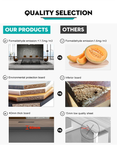 Bàn họp hiện đại bằng gỗ, kiểu mô-đun, bàn làm việc phòng họp, nội thất văn phòng cao cấp, bàn họp 8-10 người kèm ghế - Product Image 3