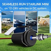 Adaptateur d'alimentation CC Starlink Mini 12-24V vers 30V, convertisseur élévateur de tension, connecteur de conversion de câble en silicone résistant aux intempéries pour extérieur et camping-car