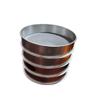 Tamis de laboratoire standard BOCHANG en acier inoxydable 304 de 300 mm pour l'analyse des échantillons de céréales, produits agricoles et sols