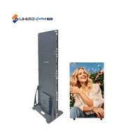 Schermo LED Pieghevole P1.86 P2.5 di Alta Qualità per Interni, Display LED per Negozi al Dettaglio, Poster LED Pieghevoli