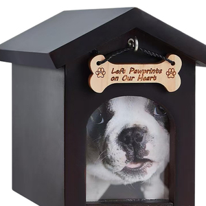 <span class=keywords><strong>Urne</strong></span> funéraire personnalisée pour animaux de compagnie en bois avec cadre photo, pour chien ou <span class=keywords><strong>chat</strong></span>, pour la maison - Product Image 5