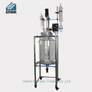 Glass Reactor 100l 100L Chemical Lab Glass Reactor/Reaction Vessel/Mixing Reactor