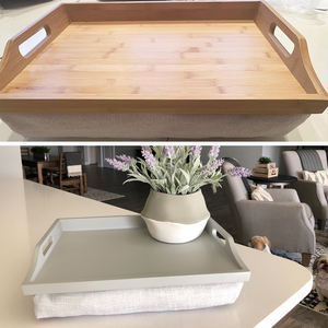 <span class=keywords><strong>Plateau</strong></span> <span class=keywords><strong>de</strong></span> service naturel <span class=keywords><strong>de</strong></span> qualité supérieure <span class=keywords><strong>plateau</strong></span> <span class=keywords><strong>de</strong></span> <span class=keywords><strong>lit</strong></span> en bambou bureau <span class=keywords><strong>avec</strong></span> <span class=keywords><strong>coussin</strong></span> détachable doux pour le petit déjeuner support d'ordinateur portable utilisation - Product Image 3