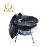 Barbecue au charbon de bois portable pliable en acier et métal de style coréen moderne, type Parrilla Santa Maria argentin, pour usage extérieur