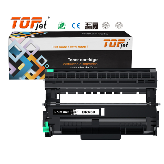 Topjet DR630 DR2320 DR2300 DR2355 DR2325 DR-23J DR2340 DR2335 DR2385 Toner Drum Unit Compatible for Brother HL L2320D Printer