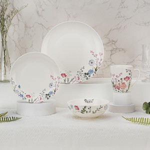 Ceramic Plates <b>Sets</b> Dinnerware Porcelain Tableware Dinner <b>Set</b> Luxury Bone China Tableware Fine Modern Dinner <b>Set</b> - Product Image 2