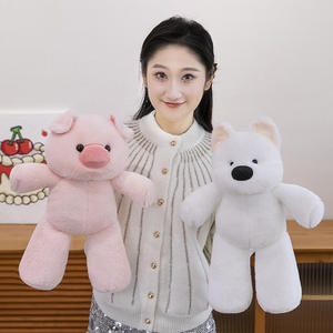 Niedliches Bären-Kuscheltier Superweich Plüsch PP-Baumwollfüllung Bekleideter Bär Geburtstagsgeschenk für Erwachsene Stressabbau - Product Image 4