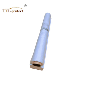8-10mic HDPE /PE film plastique automobile film de masquage de surpulvérisation pour couverture de voiture <span class=keywords><strong>peinture</strong></span> d'atelier de <span class=keywords><strong>carrosserie</strong></span> - Product Image 5