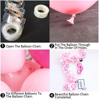 Ensemble d'arche de ballons de 12 pouces de haute qualité, couleur macaron, réutilisable, guirlande de ballons pour la Saint-Valentin, la remise des diplômes, la fête prénatale, en extérieur