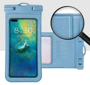 Pochette universelle étanche pour téléphone – Convient pour le camping, la natation, les parcs aquatiques et l'utilisation sous-marine ; Téléphone étanche flottant en PVC - Product Image 4