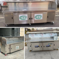 Purificateur d'échappement de hotte de cuisine commerciale intelligente Extracteur de filtre à poussière de fumée de fumée intégré pour restaurant