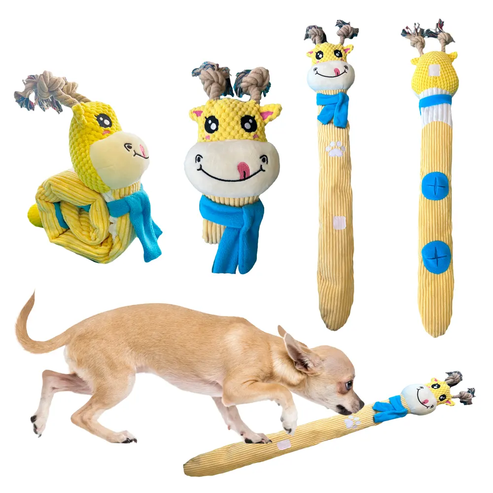 Jouet de puzzle interactif pour chien, nouveau design d'usine, cacher et chercher des jouets en peluche pour chien