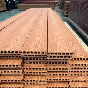 Современный древесно-пластиковый композитный бамбуковый наружный напольный настил с 3D текстурой под дерево, с замковым соединением, матовой отделкой и гарантией 2 года - Product Image 4