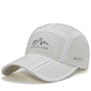 Cappello sportivo da arrampicata su misura leggero pieghevole all'aperto berretto da baseball da corsa traspirante in poliestere - Product Image 5