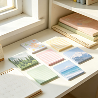 Blocs-notes adhésifs créatifs 2027, blocs-notes personnalisés avec logo, impression couleur pour l'école, le bureau, blocs-notes adhésifs pour cadeaux promotionnels