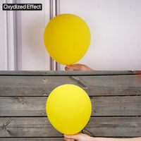 Ballons de fête jaunes rétro de 10 pouces, vente en gros d'usine, best-seller, fournitures de décoration pour mariage et anniversaire, ballons à l'hélium