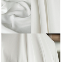 Tissu Crêpe De Chine Soie Lourde Mûrier 100% 28 Couleurs Stock 30mm 114cm Largeur pour Robes Mariages Vêtements De Nuit 100% Poids Lourd