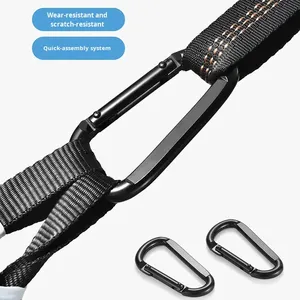 <span class=keywords><strong>Hamac</strong></span> portable en tissu épaissi anti-retournement pour <span class=keywords><strong>deux</strong></span> personnes, capacité de 200 kg, pour enfant et adulte, utilisation intérieure/extérieure/camping - Product Image 4