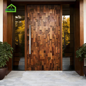 Conception moderne de <span class=keywords><strong>porte</strong></span> pivotante <span class=keywords><strong>d</strong></span>'<span class=keywords><strong>entrée</strong></span> de villa de sécurité de fantaisie <span class=keywords><strong>Porte</strong></span> pivotante avant <span class=keywords><strong>en</strong></span> <span class=keywords><strong>bois</strong></span> <span class=keywords><strong>massif</strong></span> de luxe - Product Image 4