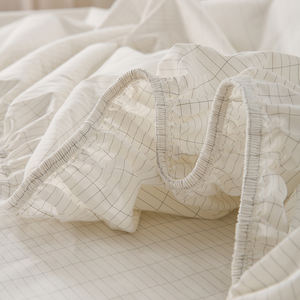 Серебряная хлопчатобумажная проводящая заземляющая покрывало с 4 м кабельной вилкой для кровати размера «King-Size» - Product Image 3