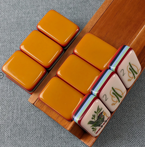 Disponibile Set di Mahjong Americano di Lusso in Acrilico Intagliato, Walk Me Crisloid, Nuovi Prodotti, Portatile per 4 Giocatori, Resistente all'Acqua e Durevole - Product Image 3