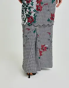 New Design Custom Baju Kurung Muslim Dress Wholesale Muslim Clothing Digital Printing Baju Kurung