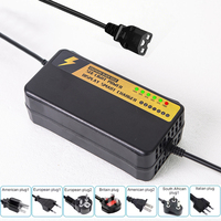 Chargeurs de batterie étanches 48V/20AH 60V/32AH 72V/20AH pour véhicule électrique Ebike Escooter utilisation de voiture pour Microphone Scooter