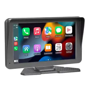 Cámara de salpicadero de 7,0 pulgadas inalámbrica Carplay Android Auto Car Dashboard grabación de vídeo WIFI navegación GPS Loop Record Car Dvr