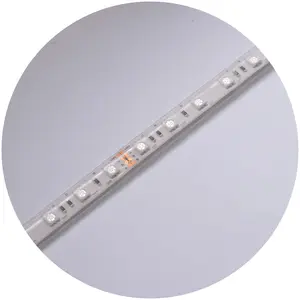 Cinta de cinta flexible 5M rollo smd5050 60leds/M flexible IP67 IP68 al aire libre impermeable RGB tira de luz LED