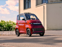 Voiture à cabine électrique certifiée CEE | Mini EV à quatre roues pour le transport personnel