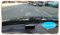 OBD2-sistema Dual GPS, pantalla M7 de 3,5 pulgadas, velocímetro, odómetro, pantalla Digital inteligente de velocidad