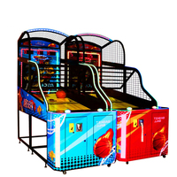 Nouvelle conception de machine de jeu de basket-ball de luxe à monnayeur pour 2 joueurs, style arcade Crazy Hoop