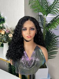 Precio de Fábrica SDD 13x4 Peluca de Encaje con Ondas de Agua, Ondas Naturales, Virgen, Pre-Desplumada, Sin Pegamento, Frontal, de Cabello Humano - Product Image 6