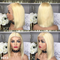 Großhandel Bob HD Lace Perücke 100% Echthaar, Beste Frontal Indische Perücke HD Lace Original Echthaar, Damen Lace Perücke Naturhaar