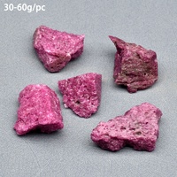Vente en gros de cristal naturel pierre de guérison en vrac pierre brute cristal brut rubis rouge quartz pour la décoration intérieure