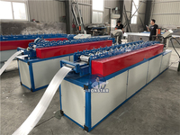 Rouleau de tôle d'acier formant la ligne d'extrusion de joint de porte de réfrigérateur de machine