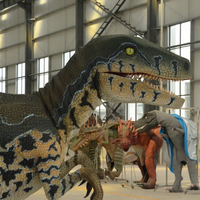 Costume de dinosaure animatronique portable, équipement de simulation de dinosaure fabriqué en Chine
