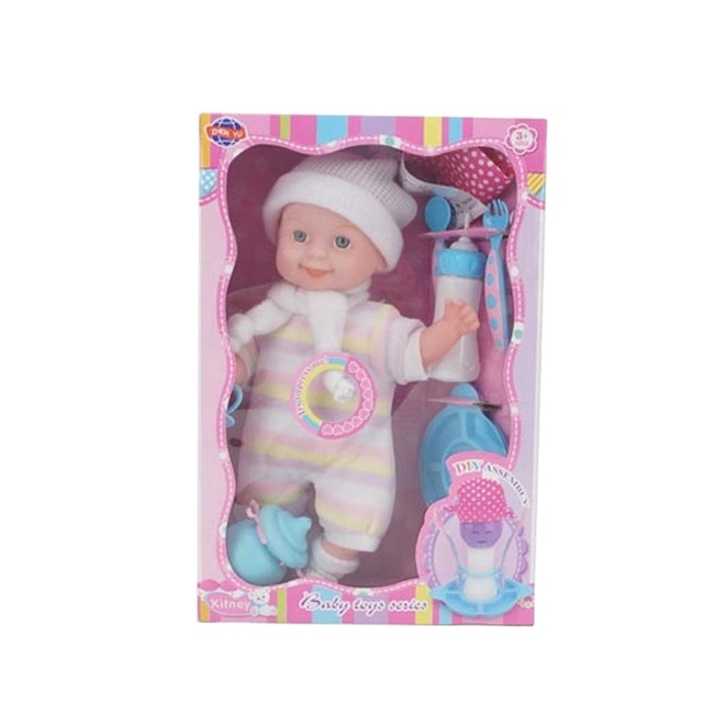 High Quality Lovely Baby Toys Cotton 14 Inch Doll With 12 Sounds