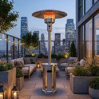 Poêle de chauffage extérieur efficace, chauffage au gaz pour patio, pour cour arrière