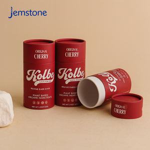 Caja de Embalaje de Cilindro de Cartón Kraft para Dulces, Diseño Personalizado, Reciclable, de Grado Alimenticio, Tubo de Papel para Cápsulas de Chocolate - Product Image 2