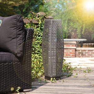 Luces LED para Patio, Lámpara Solar de Jardín de Mimbre para Exteriores, Luces Decorativas para el Hogar - Product Image 2