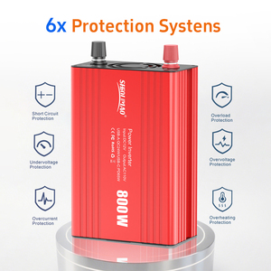 Shioumao 800W <span class=keywords><strong>1000W</strong></span> 1500W xe biến tần 12V để 110V chúng tôi cắm pd65w USB Loại C DC để AC chuyển đổi xe nhà 220V biến tần - Product Image 2