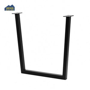 ขาโต๊ะเหล็กทรงตัวยูแบบโบราณ งานหนัก ทำเองได้ วัสดุเหล็ก ทองเหลือง สีดำ สำหรับโต๊ะกาแฟ โต๊ะรับประทานอาหาร - Product Image 5