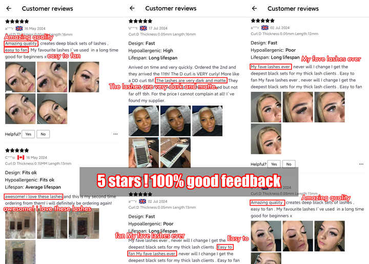 Abonnie Wispy Lash Extensions Lash Extensions Korean Black Pbt Material