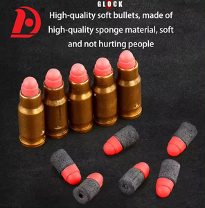 Huada Trò chơi bắn súng Hướng dẫn sử dụng vỏ ejecting Foam mềm Bullet Gun đồ chơi khí động học an toàn EVA softball G18 Súng đồ chơi Blaster Gun đồ chơi - Product Image 3