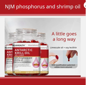 Integratore Alimentare di Vitamine con Astaxantina e Olio di Krill Antartico in Caramelle Gommose, 60 Pezzi per Adulti, 2 Dosi - Product Image 2