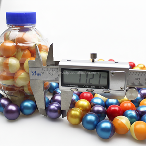 Mejor precio Suministro de fábrica Gelatina biodegradable 0,68 Cal Balas de paintball inflables Peg Fill Paintballs - Product Image 1