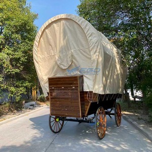 Chariot de camping en bois, caravane, chariot de transport extérieur, best-seller annuel, vente en gros, transport spécial - Product Image 2