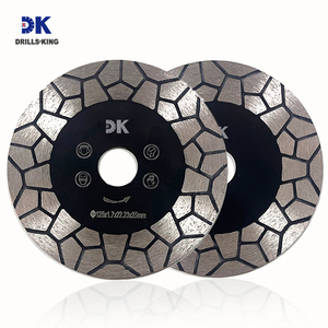 Disques de coupe diamantés super larges de 5 pouces (125 mm) à segments de 25 mm pour la découpe et le meulage de céramique, carrelage, marbre et porcelaine - Product Image 4